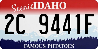 ID license plate 2C9441F