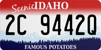 ID license plate 2C9442Q