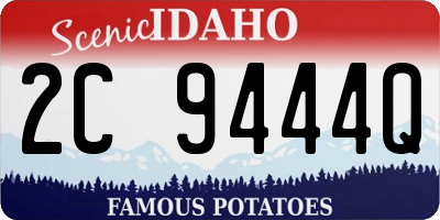 ID license plate 2C9444Q