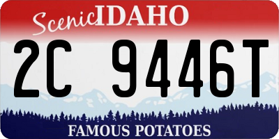 ID license plate 2C9446T