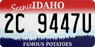 ID license plate 2C9447U