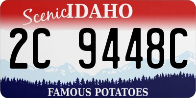 ID license plate 2C9448C