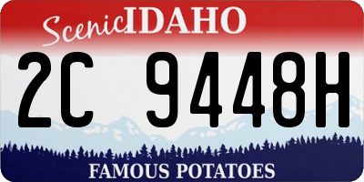 ID license plate 2C9448H