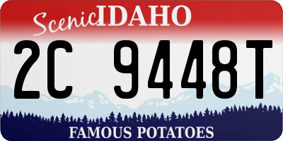 ID license plate 2C9448T