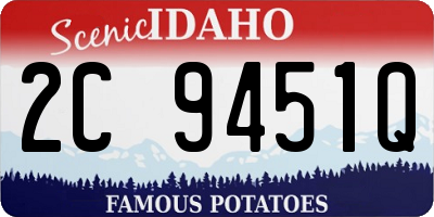 ID license plate 2C9451Q