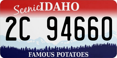 ID license plate 2C9466O