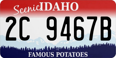 ID license plate 2C9467B