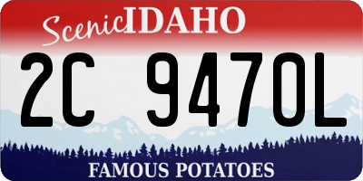 ID license plate 2C9470L