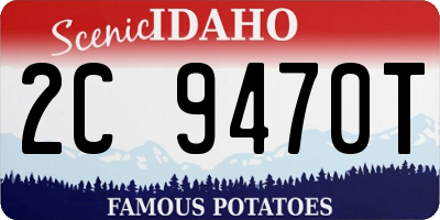 ID license plate 2C9470T