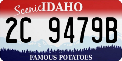 ID license plate 2C9479B