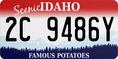 ID license plate 2C9486Y