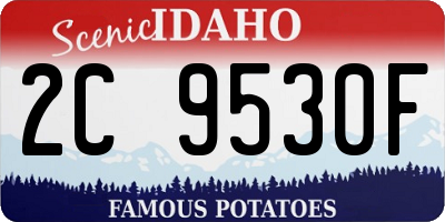 ID license plate 2C9530F