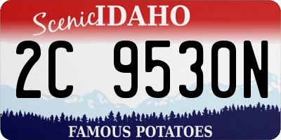 ID license plate 2C9530N