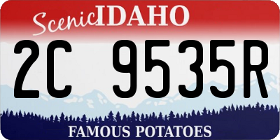ID license plate 2C9535R