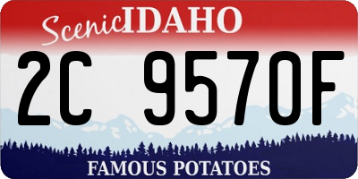 ID license plate 2C9570F