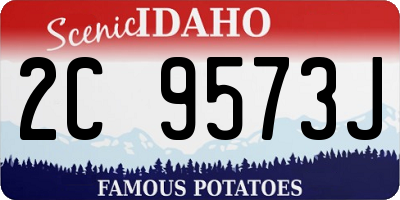 ID license plate 2C9573J