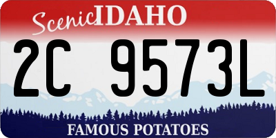 ID license plate 2C9573L
