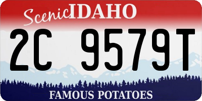 ID license plate 2C9579T