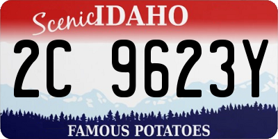 ID license plate 2C9623Y