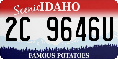 ID license plate 2C9646U