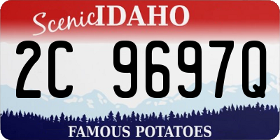 ID license plate 2C9697Q