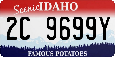 ID license plate 2C9699Y