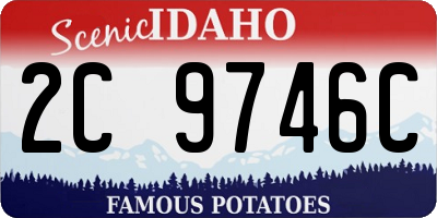 ID license plate 2C9746C