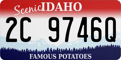ID license plate 2C9746Q