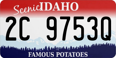 ID license plate 2C9753Q