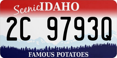ID license plate 2C9793Q