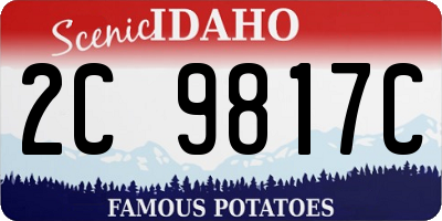 ID license plate 2C9817C