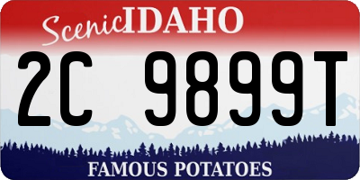 ID license plate 2C9899T