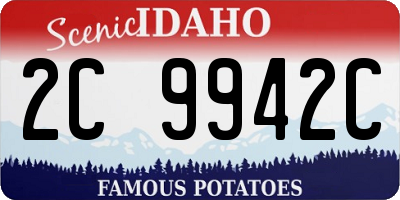 ID license plate 2C9942C