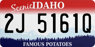 ID license plate 2J5161Q