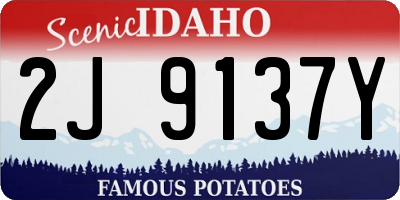 ID license plate 2J9137Y