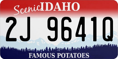 ID license plate 2J9641Q
