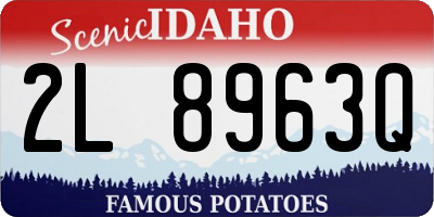 ID license plate 2L8963Q