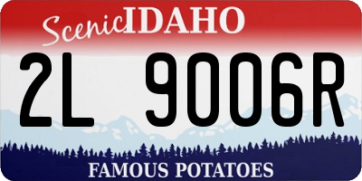 ID license plate 2L9006R