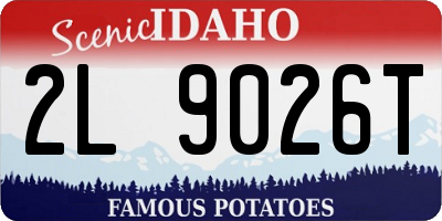 ID license plate 2L9026T