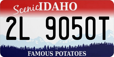ID license plate 2L9050T