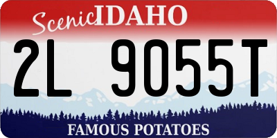 ID license plate 2L9055T