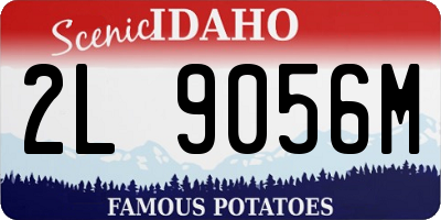 ID license plate 2L9056M