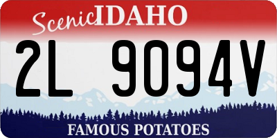 ID license plate 2L9094V