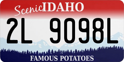 ID license plate 2L9098L