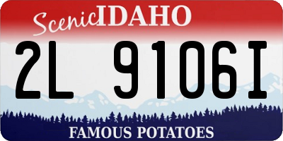 ID license plate 2L9106I