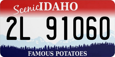 ID license plate 2L9106O