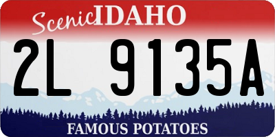ID license plate 2L9135A