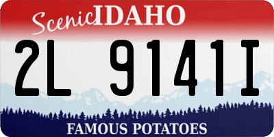 ID license plate 2L9141I