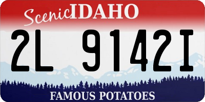ID license plate 2L9142I