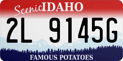 ID license plate 2L9145G